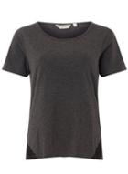 Dorothy Perkins Grey Loungewear Lace Trim T-shirt