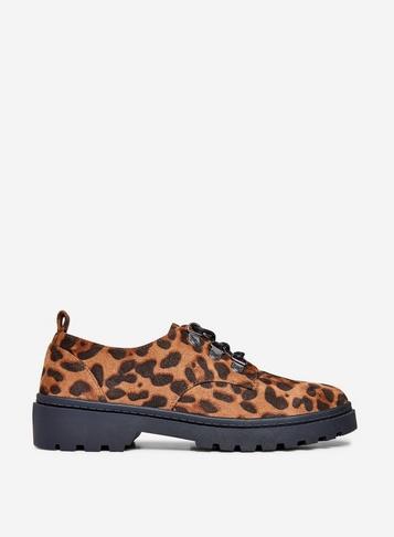 Dorothy Perkins Brown Leopard Print Luck Shoes