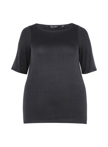 Dorothy Perkins *dp Curve Black Tie Side Top