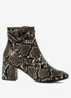 Dorothy Perkins Black Snake Design 'azzure' Boots