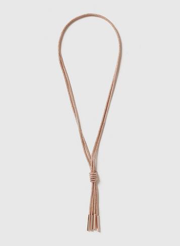 Dorothy Perkins Pink Lariat Necklace