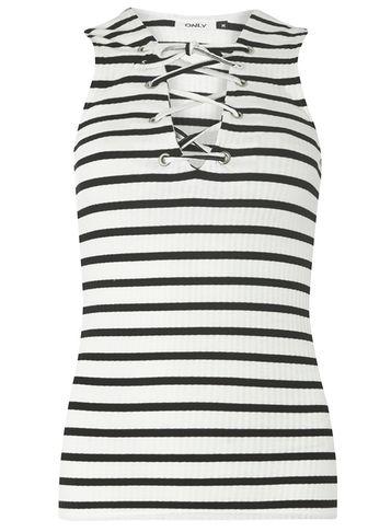 Dorothy Perkins *only Lace Up Knit Top
