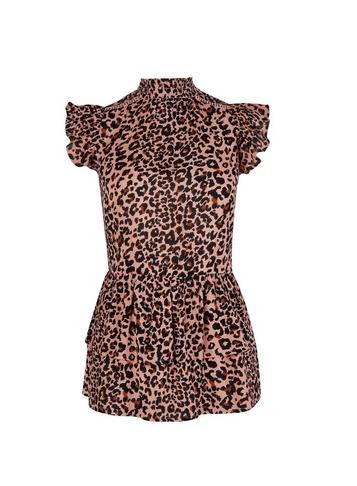 Dorothy Perkins Pink Leopard Print Shell Top