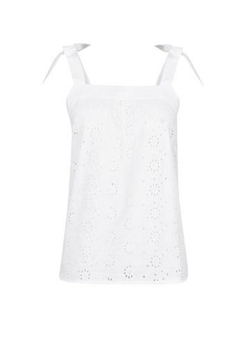 Dorothy Perkins *tall White Broderie Camisole Top