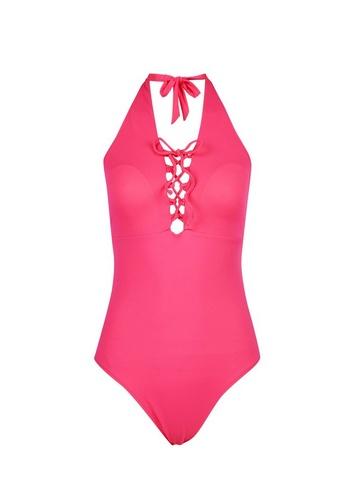 Dorothy Perkins Petite Bright Pink Swimsuit
