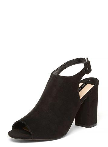 Dorothy Perkins Black 'starlight' Peep Sandals