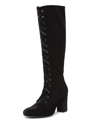 Dorothy Perkins Black 'kake' Velvet Boots