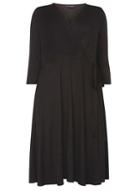 Dorothy Perkins Dp Curve Black Self-tie Wrap Dress