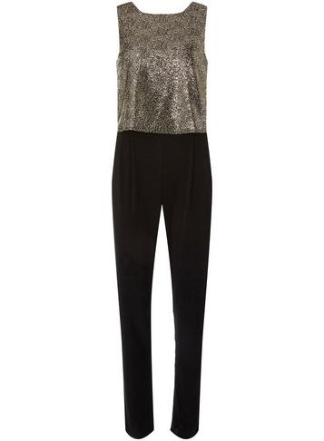 Dorothy Perkins Metallic Double Layered Jumpsuit