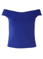 Dorothy Perkins Cobalt Scuba Bardot Top
