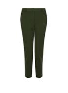 Dorothy Perkins Petite Forest Green Naples Ankle Grazer Trousers