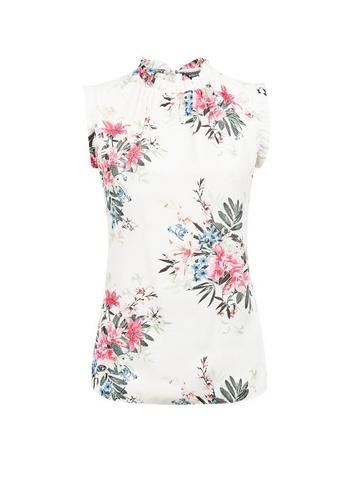 *billie & Blossom Ivory Shell Top