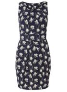 Dorothy Perkins *tenki Blue Floral Tulip Dress