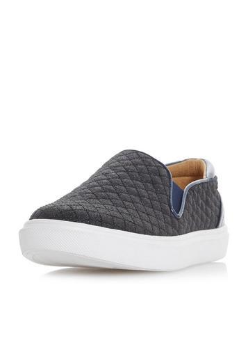 Dorothy Perkins * Head Over Heels By Dune Elanie Navy Metallic Trainers