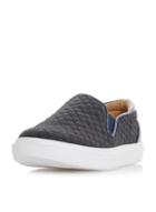 Dorothy Perkins * Head Over Heels By Dune Elanie Navy Metallic Trainers