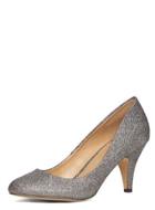 Dorothy Perkins Pewter 'casey' Round Toe Court Shoes