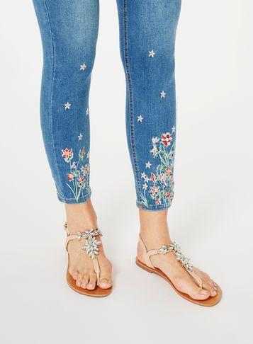 Dorothy Perkins Nude 'fabrice' Diamante Sandals