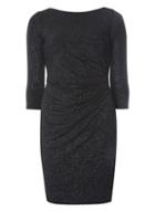 Dorothy Perkins *billie & Blossom Black Glitter Bodycon Dress