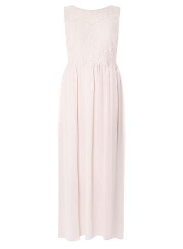 Dorothy Perkins *showcase Petite Blush Bridesmaids Maxi Dress