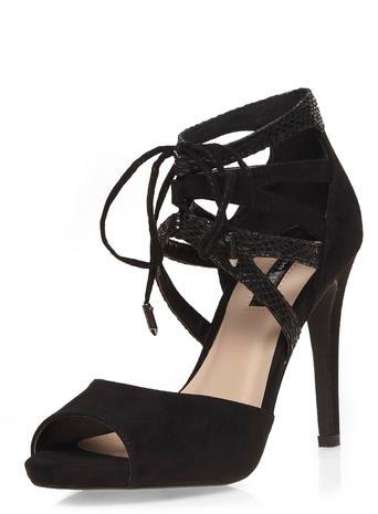 Dorothy Perkins Black 'gosh' Heeled Sandals