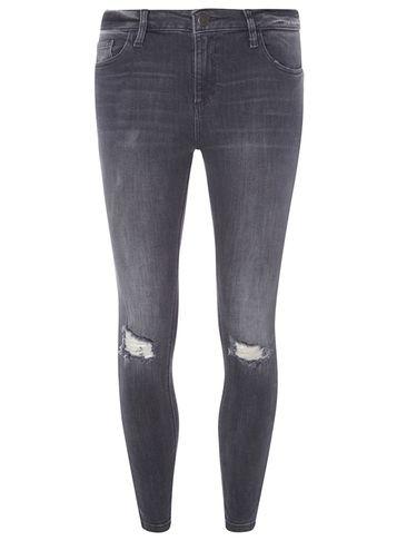 Dorothy Perkins Grey Graphite Darcy- Ankle Grazer Jeans