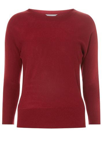 Dorothy Perkins Petite Berry Batwing Sleeve Jumper