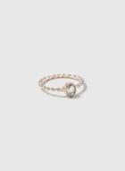 Dorothy Perkins Oval Stone Twisted Band Ring