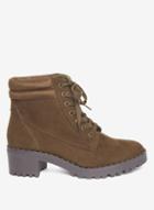 Dorothy Perkins Khaki 'melanie' Ankle Boots