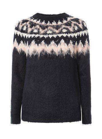 Dorothy Perkins *vero Moda Navy Fairlisle Jumper