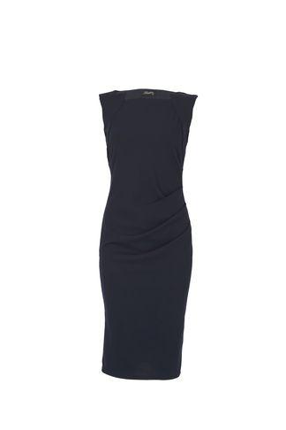 Dorothy Perkins *feverfish Navy Side Pleat Dress