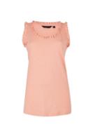 Dorothy Perkins *tall Coral Frill Vest