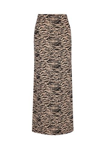 Dorothy Perkins Neutral Zig Zag Print Maxi Dress