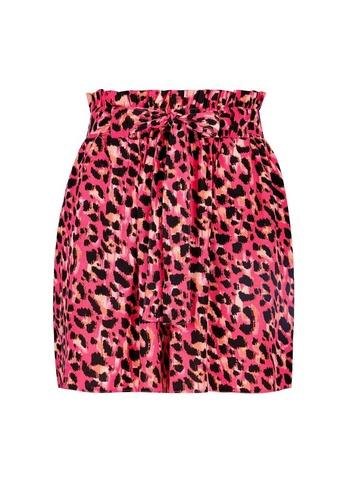 Dorothy Perkins Multi Colour Animal Print Tab Shorts