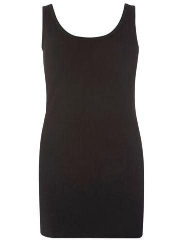 Dorothy Perkins Black Basic Longline Vest