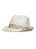 Dorothy Perkins White Trilby Hat