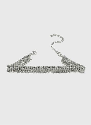Dorothy Perkins Ethnic Chain And Drop Choker Necklace