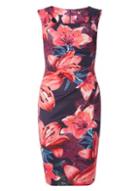 Dorothy Perkins *lydia Navy Tropical Dress