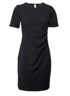 *izabel London Black Ruched Shift Dress