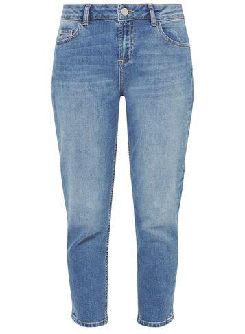 Dorothy Perkins Petite Midwash Straight Leg Jeans