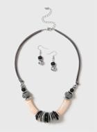 Dorothy Perkins Tube And Bead Necklace Set