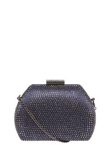 Dorothy Perkins Navy Gem Lock Clutch