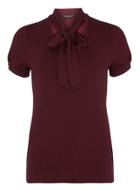 Dorothy Perkins Mulberry Neck Tie Top