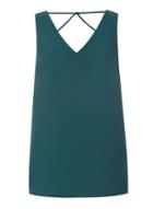 Dorothy Perkins Teal Cross Back Top
