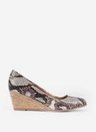 Dorothy Perkins Multi Coloured Snake Print Dreamy Wedge Court Shoes