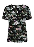*vero Moda Multi Coloured Floral Print Top