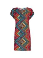 *billie & Blossom Multi Colour Tribal Print Shift Dress
