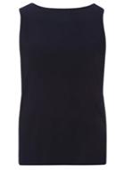 Dorothy Perkins Navy Chain Back Top