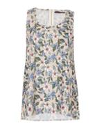 Dorothy Perkins *tenki Beige Floral Blouse