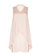 Dorothy Perkins *izabel London Blush Dip Hem Choker Top