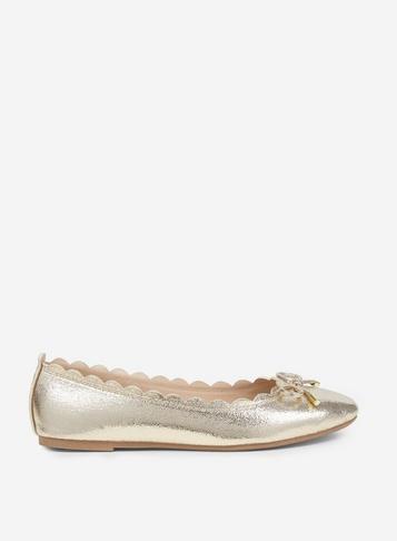 Dorothy Perkins Gold Pu 'pia' Pump